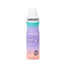Babaria - Desodorante en spray Invisible - Antimanchas