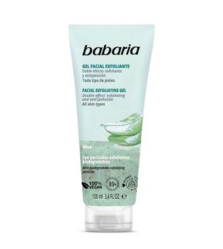 Babaria - Gel facial exfoliante - Aloe