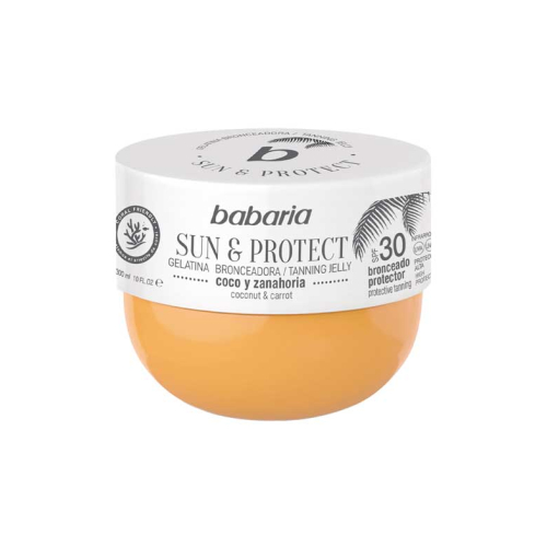 Babaria - Gelatina bronceadora Sun & Protect SPF30 - Coco y zanahoria