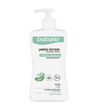 Babaria - Jabón íntimo con ácido láctico - Acción calmante - Aloe