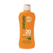 Babaria - Leche de protección solar Aloe Vera - SPF20