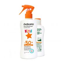 Babaria - Protector solar infantil en spray SPF50+ + After Sun