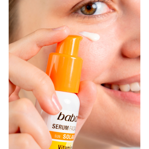 Babaria - Sérum facial iluminador con SPF 50+ - Vitamina D