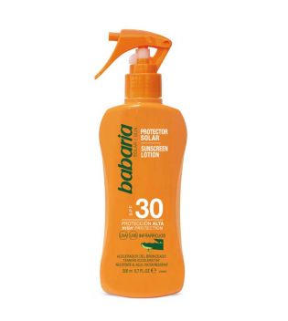 Babaria - Spray protección solar Aloe Vera - SPF30
