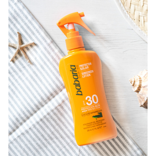 Babaria - Spray protección solar Aloe Vera - SPF30