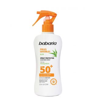 Babaria - Spray protector solar SPF50 200ml - Pieles sensibles