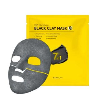 Barulab - Mascarilla facial de arcilla 7 in 1 Total Solution - Black Clay