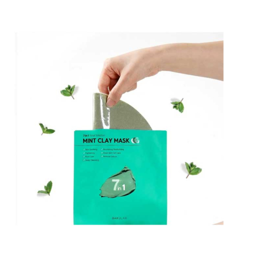 Barulab - Mascarilla facial de arcilla 7 in 1 Total Solution - Mint Clay