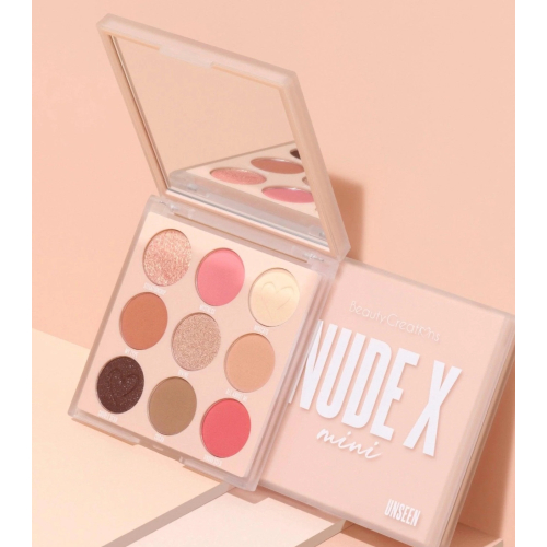 Beauty Creations - Mini paleta de sombras Nude x 9 Colors - Unseen