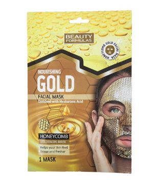 Beauty Formulas - Mascarilla Facial Nutritiva - Gold