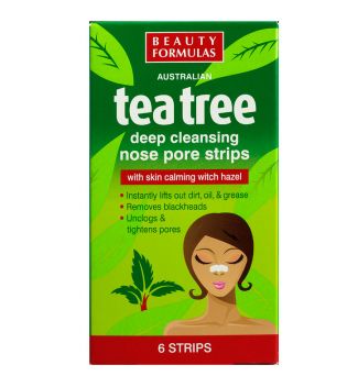 Beauty Formulas - Tiras Limpiadoras de Poros Tea Tree