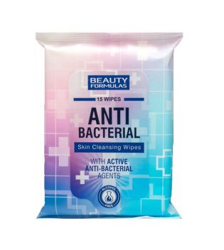 Beauty Formulas - Toallitas limpiadoras Anti Bacterial sin alcohol