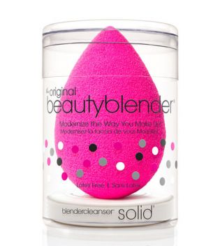 BeautyBlender - Esponja de maquillaje con mini limpiador sólido