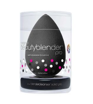 BeautyBlender PRO - Esponja especial de maquillaje Black + mini solid