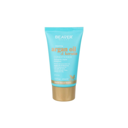 Beaver - *Argan Oil & Keratin* - Acondicionador reparador - Tamaño mini