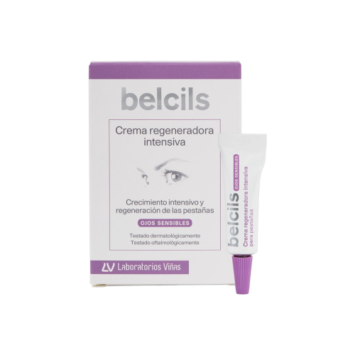 Belcils - Crema regeneradora intensiva para pestañas - Ojos sensibles