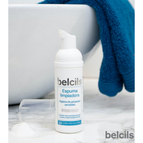 Belcils - Espuma limpiadora para párpados - Ojos sensibles