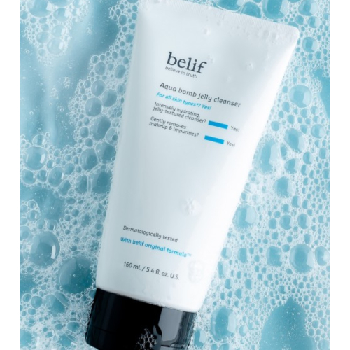 belif - *Aqua bomb* -  Limpiador facial hidratante Jelly Cleanser