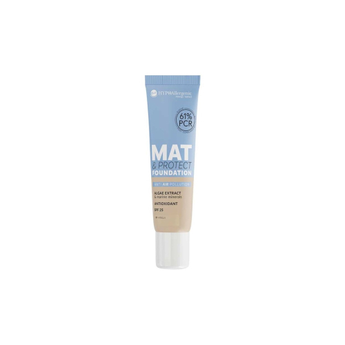 Bell - Base de maquillaje hipoalergénica Mat&Protect SPF25 - 01: Vanilla