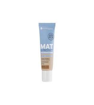 Bell - Base de maquillaje hipoalergénica Mat&Protect SPF25 - 08: Espresso