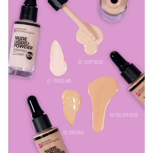 Bell - Base de Maquillaje Hipoalergénica Nude Liquid Powder - 04: Golden Beige