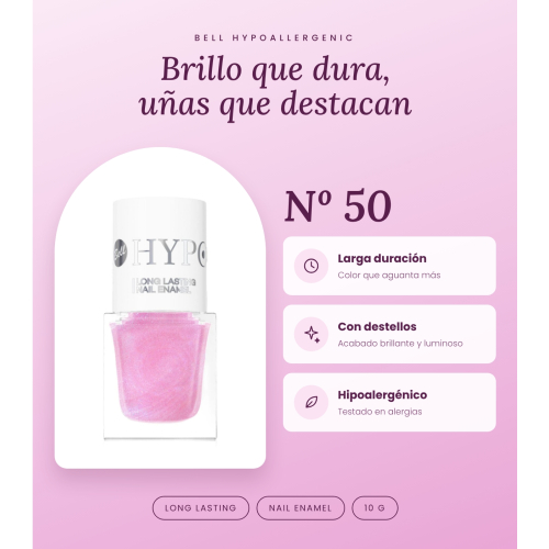 Bell HYPOAllergenic - Esmalte de uñas Long Lasting - 50