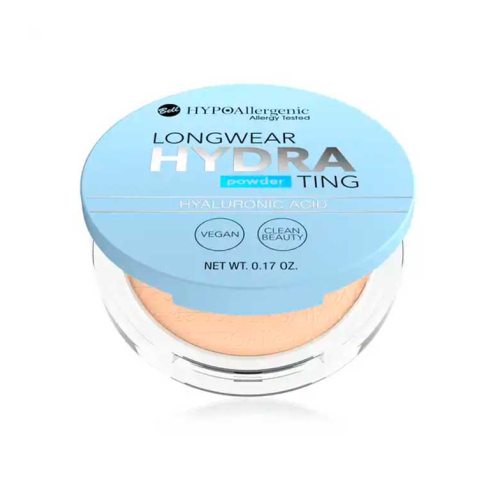 Bell - Polvos compactos con ácido hialurónico Longwear Hydrating - 02: Light Beige