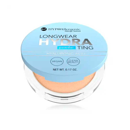 Bell - Polvos compactos con ácido hialurónico Longwear Hydrating - 03: Natural
