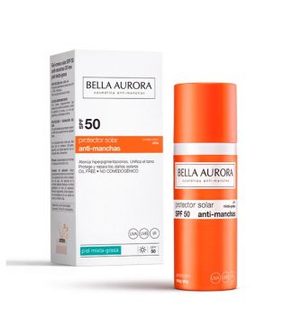 Bella Aurora - Protector solar antimanchas SPF50+ - Piel mixta-grasa