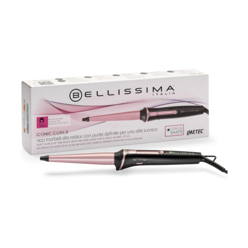 Bellissima - Tenacilla cónica de cerámica Iconic Curls GT15 200