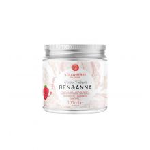 Ben & Anna - Pasta de dientes natural en crema con flúor - Strawberry
