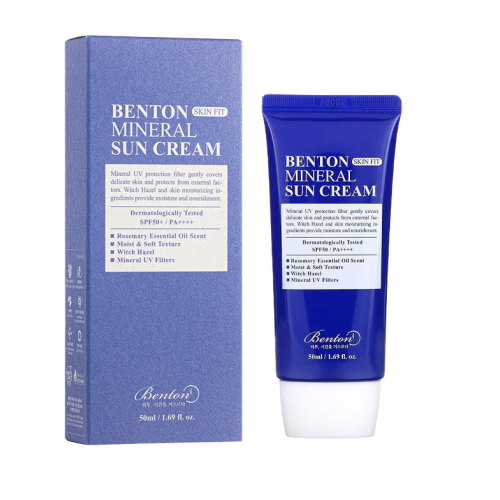 Benton - Protector solar facial mineral Skin Fit SPF50 PA++++