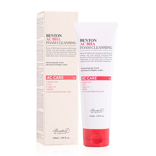 Benton - Gel limpiador AC BHA para pieles grasas