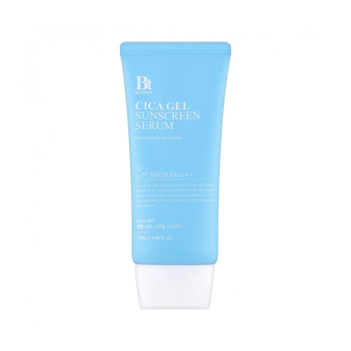 Benton - Sérum hidratante y calmante protector solar SPF50+ Cica Gel
