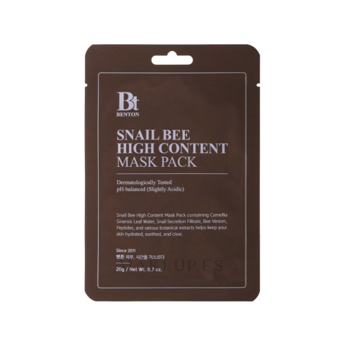 Benton - *Snail Bee* - Mascarilla facial High Content Mask Pack