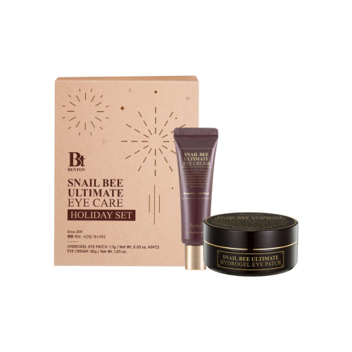 Benton - *Snail Bee Ultimate* - Kit de contorno de ojos y parches de hidrogel Holiday Set