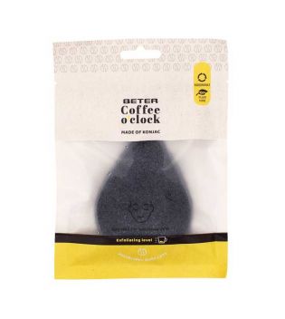 Beter - *Coffee O´clock* - Esponja konjac con café para rostro - Exfoliación 1