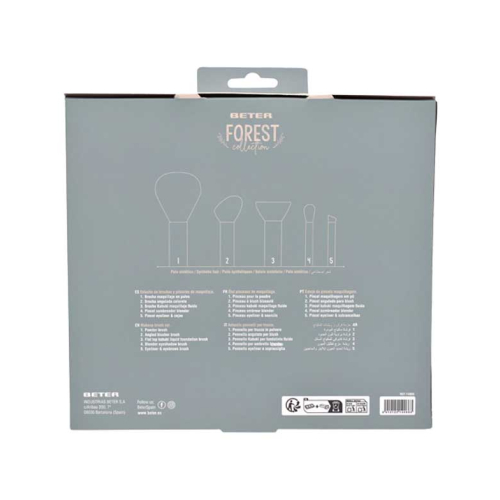 Beter - *Forest Collection* - Set de brochas Makeup
