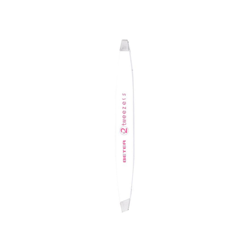 Beter - Pinza de depilar doble 2 Tweezers - Blanca