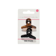 Beter - Dúo de pinzas para el pelo Grapas vuelta Trendy Classics