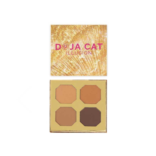 BH Cosmetics - *Doja Cat* - Paleta de contorno en polvo Illusion - Deep