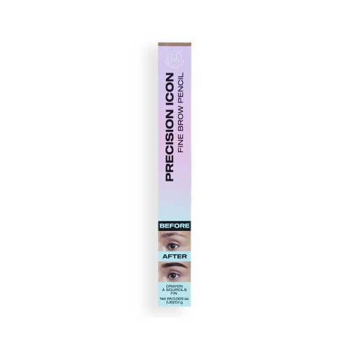 BH Cosmetics - Lápiz para cejas Precision Icon Fine Brow - Dark Brown