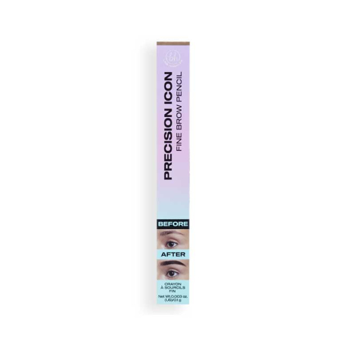 BH Cosmetics - Lápiz para cejas Precision Icon Fine Brow - Medium Brown