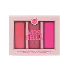 BH Cosmetics - Paleta de coloretes Mrs. Bella - Rosy