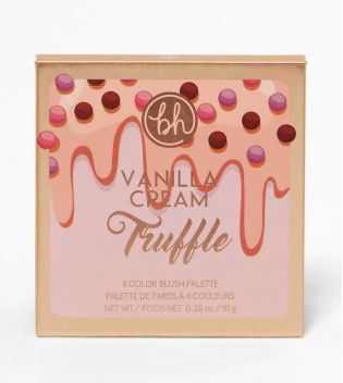 BH Cosmetics - Paleta de coloretes Truffle - Vanilla Cream