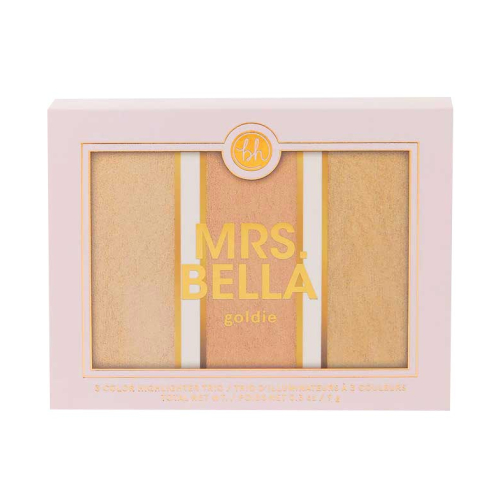 BH Cosmetics - Paleta de iluminadores Mrs. Bella - Goldie