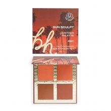 BH Cosmetics - Paleta de rostro Sun Sculpt Contour Palette - Deep