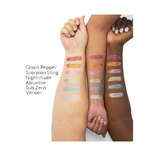 BH Cosmetics - Sombra de ojos líquida Poison Shock - Ghost Pepper