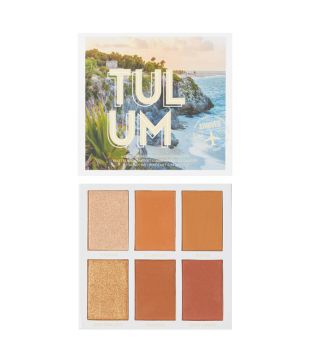 BH Cosmetics - *Travel Series* - Paleta de bronceadores e iluminadores - Tanned in Tulum