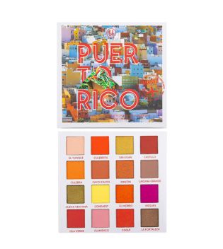 BH Cosmetics - *Travel Series* - Paleta de sombras - Party in Puerto Rico